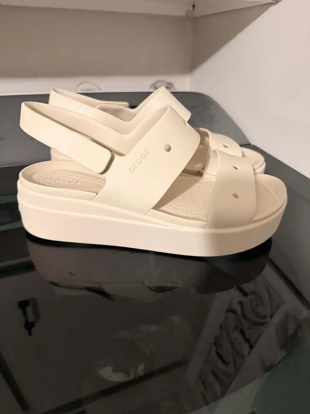 Crocs Brooklyn 4U Low Wedge Platform Sandals